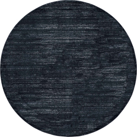 Navy Blue 8' x 8' Jill Zarin Uptown Round Area Rug 70% Polypropylene & 30% Polyester  Contemporary Carpet for Living, Dining, Office, Bedroom for Sale at Rug Engine