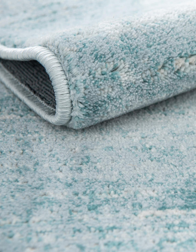Turquoise 2' 2 x 6' 1 Jill Zarin Uptown Runner Area Rug 70% Polypropylene & 30% Polyester  Contemporary Carpet for Living, Dining, Office, Bedroom for Sale at Rug Engine