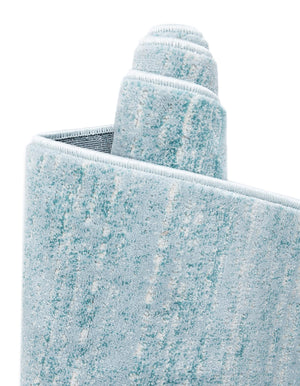 Turquoise 2' 2 x 6' 1 Jill Zarin Uptown Runner Area Rug 70% Polypropylene & 30% Polyester  Contemporary Carpet for Living, Dining, Office, Bedroom for Sale at Rug Engine