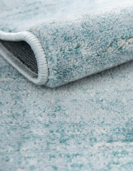 Turquoise 8' x 8' Jill Zarin Uptown Round Area Rug 70% Polypropylene & 30% Polyester  Contemporary Carpet for Living, Dining, Office, Bedroom for Sale at Rug Engine