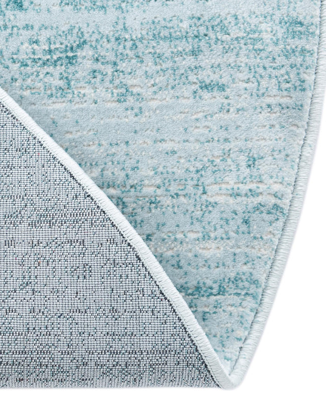 Turquoise 3' 3 x 3' 3 Jill Zarin Uptown Round Area Rug 70% Polypropylene & 30% Polyester  Contemporary Carpet for Living, Dining, Office, Bedroom for Sale at Rug Engine