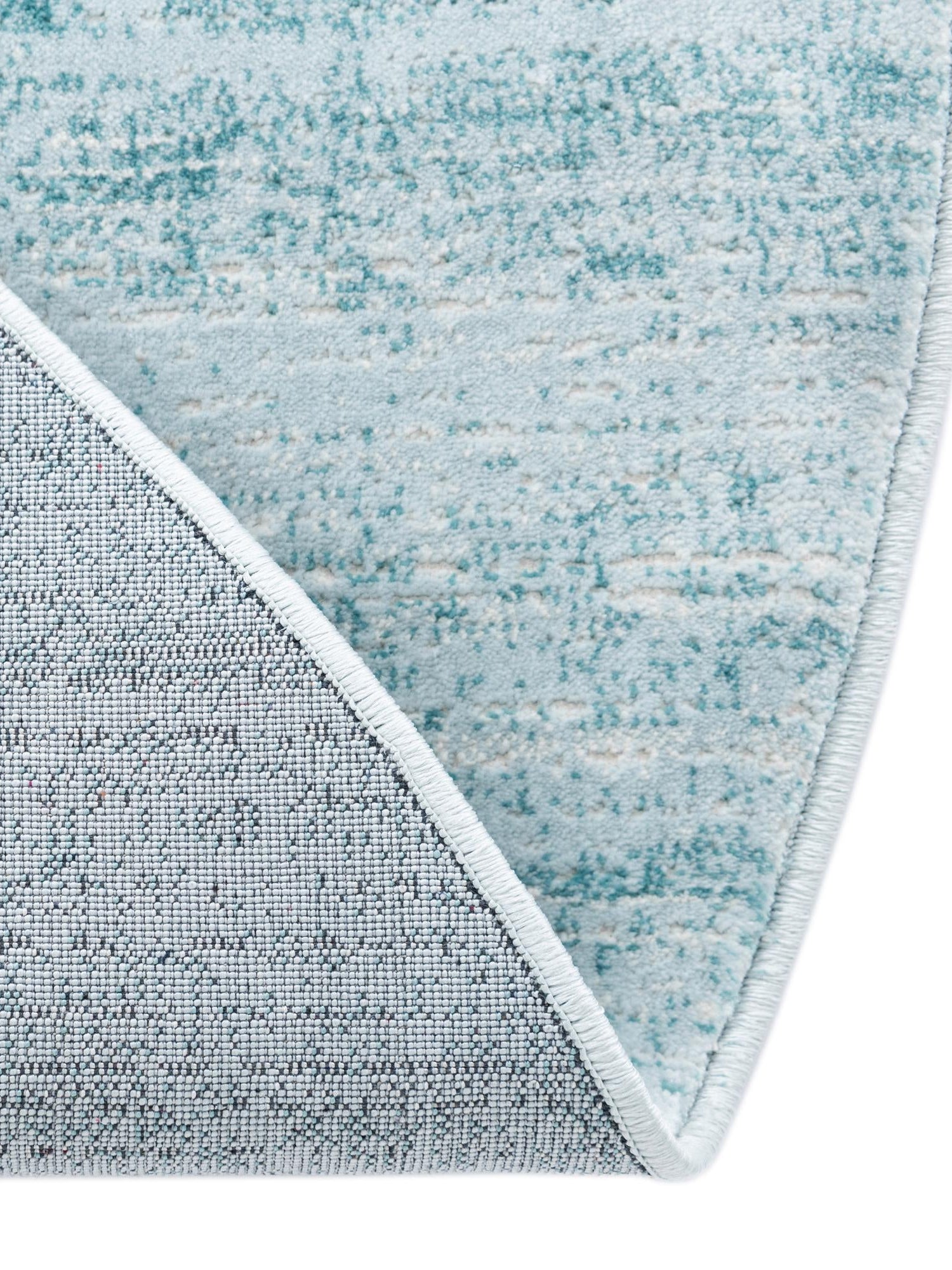 Turquoise 5' 3 x 5' 3 Jill Zarin Uptown Round Area Rug 70% Polypropylene & 30% Polyester  Contemporary Carpet for Living, Dining, Office, Bedroom for Sale at Rug Engine