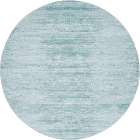 Turquoise 8' x 8' Jill Zarin Uptown Round Area Rug 70% Polypropylene & 30% Polyester  Contemporary Carpet for Living, Dining, Office, Bedroom for Sale at Rug Engine
