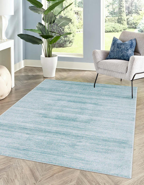 Turquoise 7' 1 x 10' Jill Zarin Uptown Rectangle Area Rug 70% Polypropylene & 30% Polyester  Contemporary Carpet for Living, Dining, Office, Bedroom for Sale at Rug Engine