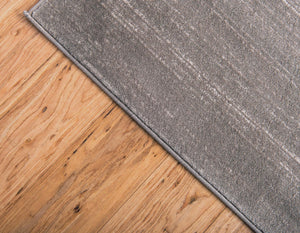 Gray 2' 2 x 6' 1 Jill Zarin Uptown Runner Area Rug 70% Polypropylene & 30% Polyester  Contemporary Carpet for Living, Dining, Office, Bedroom for Sale at Rug Engine