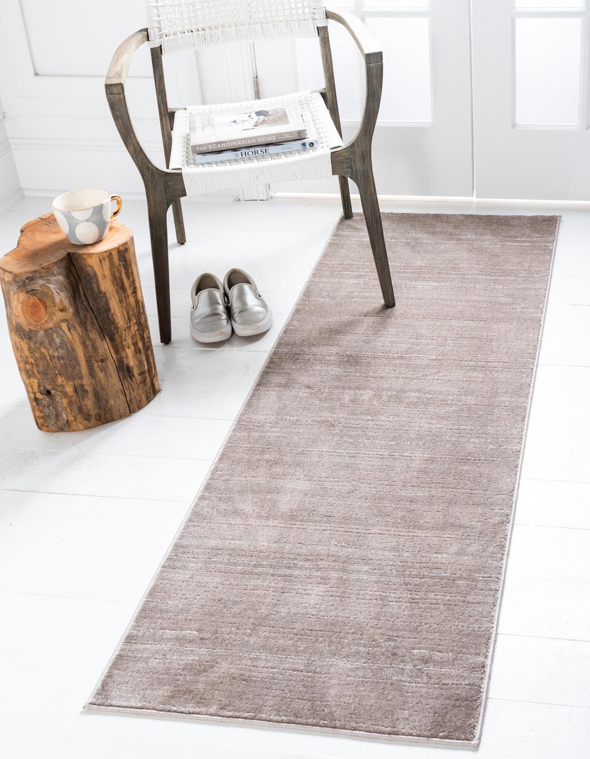 Brown 2' 7 x 13' 11 Jill Zarin Uptown Runner Area Rug 70% Polypropylene & 30% Polyester  Contemporary Carpet for Living, Dining, Office, Bedroom for Sale at Rug Engine