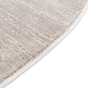 Brown 8' x 8' Jill Zarin Uptown Round Area Rug 70% Polypropylene & 30% Polyester  Contemporary Carpet for Living, Dining, Office, Bedroom for Sale at Rug Engine
