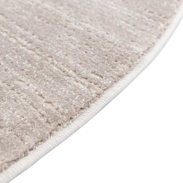 Brown 8' x 8' Jill Zarin Uptown Round Area Rug 70% Polypropylene & 30% Polyester  Contemporary Carpet for Living, Dining, Office, Bedroom for Sale at Rug Engine