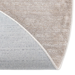 Brown 8' x 8' Jill Zarin Uptown Round Area Rug 70% Polypropylene & 30% Polyester  Contemporary Carpet for Living, Dining, Office, Bedroom for Sale at Rug Engine