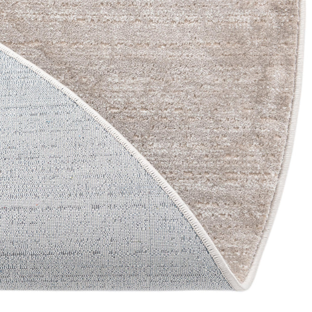 Brown 8' x 8' Jill Zarin Uptown Round Area Rug 70% Polypropylene & 30% Polyester  Contemporary Carpet for Living, Dining, Office, Bedroom for Sale at Rug Engine