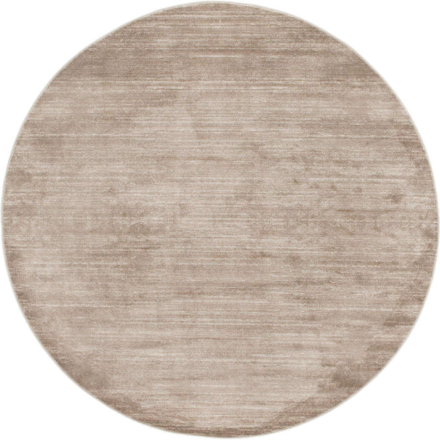 Brown 8' x 8' Jill Zarin Uptown Round Area Rug 70% Polypropylene & 30% Polyester  Contemporary Carpet for Living, Dining, Office, Bedroom for Sale at Rug Engine