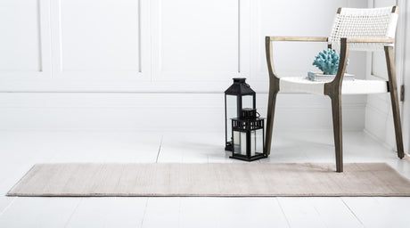Beige 2' 7 x 10' Jill Zarin Uptown Runner Area Rug 70% Polypropylene & 30% Polyester  Contemporary Carpet for Living, Dining, Office, Bedroom for Sale at Rug Engine