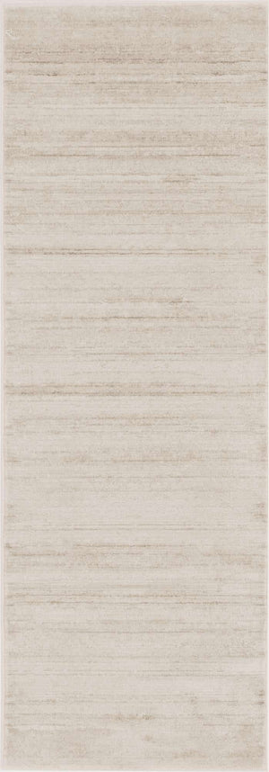 Beige 2' 2 x 6' 1 Jill Zarin Uptown Runner Area Rug 70% Polypropylene & 30% Polyester  Contemporary Carpet for Living, Dining, Office, Bedroom for Sale at Rug Engine