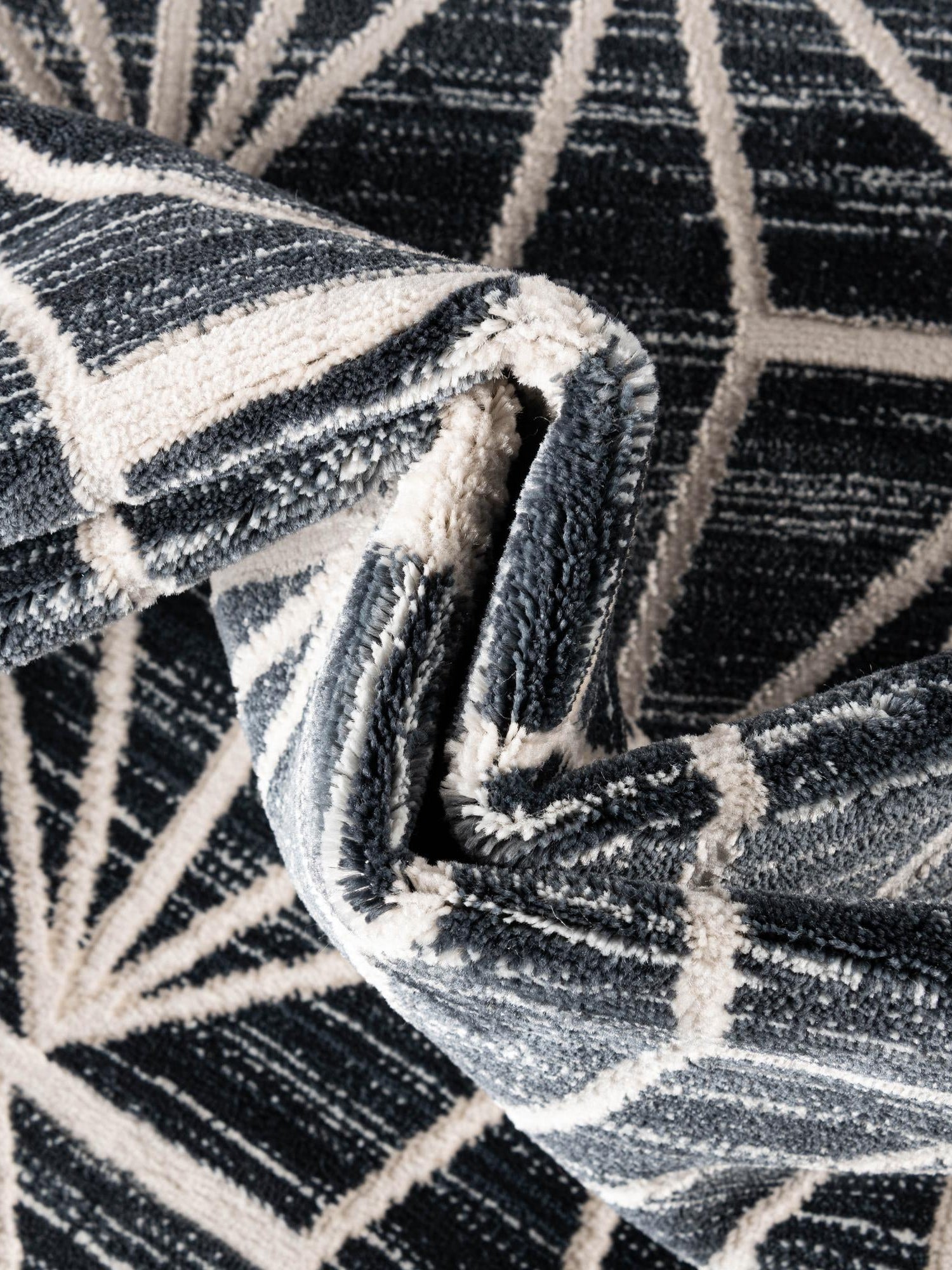 Navy Blue 2' 7 x 8' Jill Zarin Uptown Runner Area Rug 70% Polypropylene & 30% Polyester  Contemporary Carpet for Living, Dining, Office, Bedroom for Sale at Rug Engine