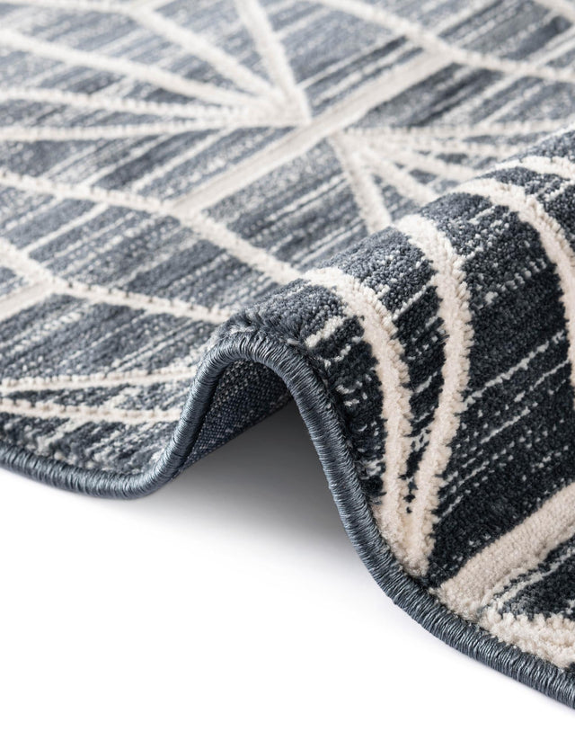 Navy Blue 2' 7 x 8' Jill Zarin Uptown Runner Area Rug 70% Polypropylene & 30% Polyester  Contemporary Carpet for Living, Dining, Office, Bedroom for Sale at Rug Engine