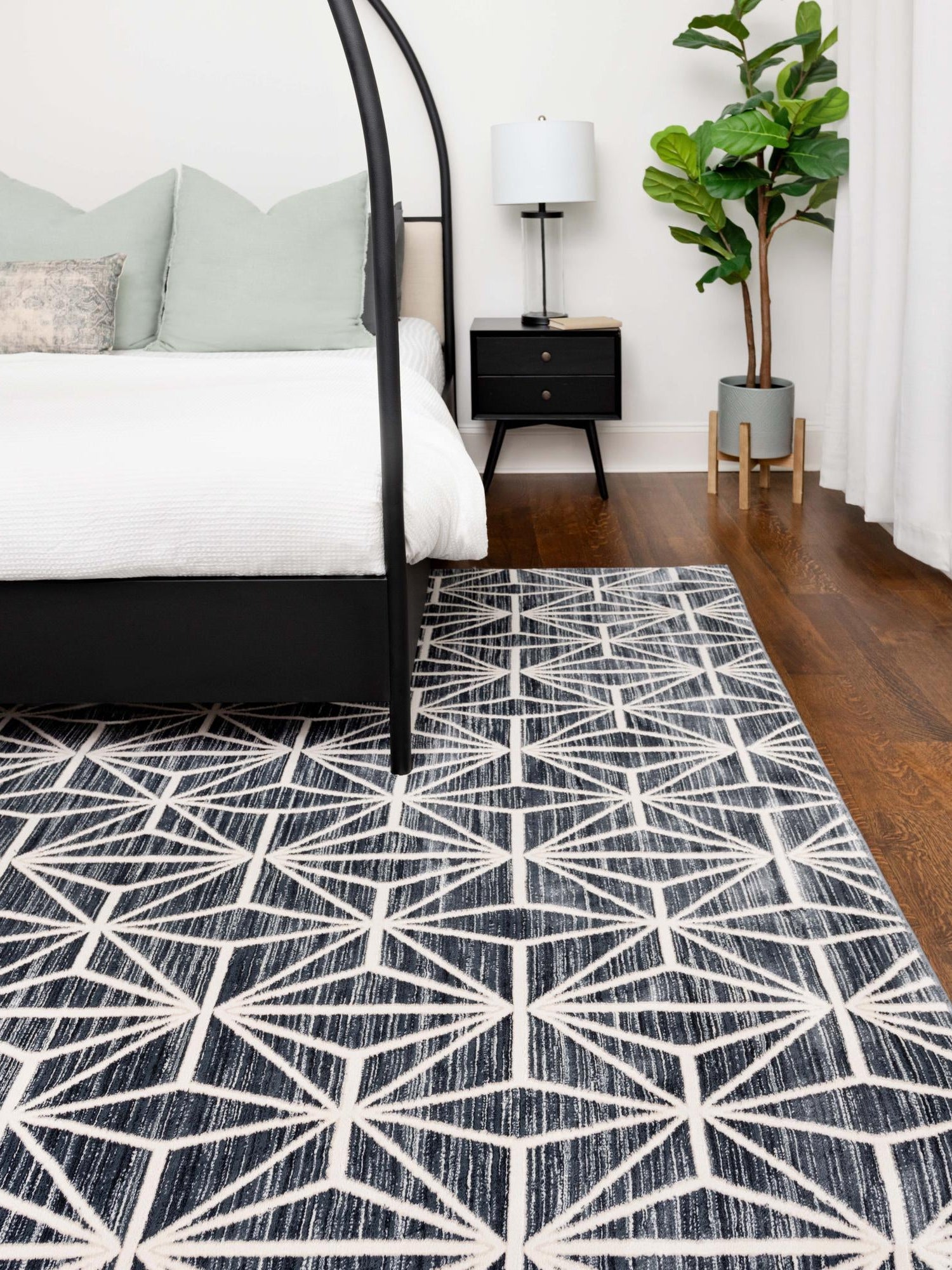 Navy Blue 2' x 3' 1 Jill Zarin Uptown Rectangle Area Rug 70% Polypropylene & 30% Polyester  Contemporary Carpet for Living, Dining, Office, Bedroom for Sale at Rug Engine