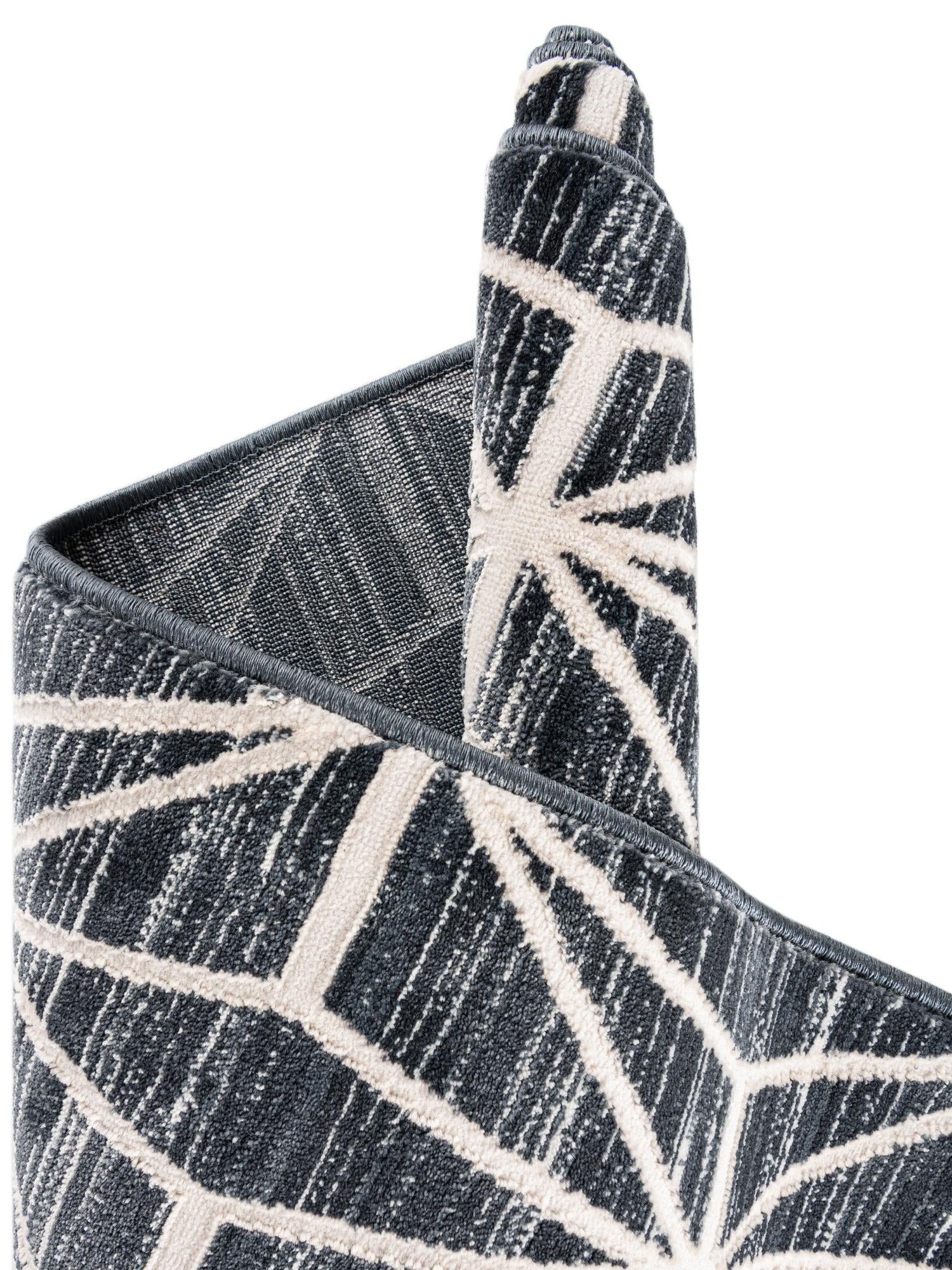 Navy Blue 2' x 3' 1 Jill Zarin Uptown Rectangle Area Rug 70% Polypropylene & 30% Polyester  Contemporary Carpet for Living, Dining, Office, Bedroom for Sale at Rug Engine