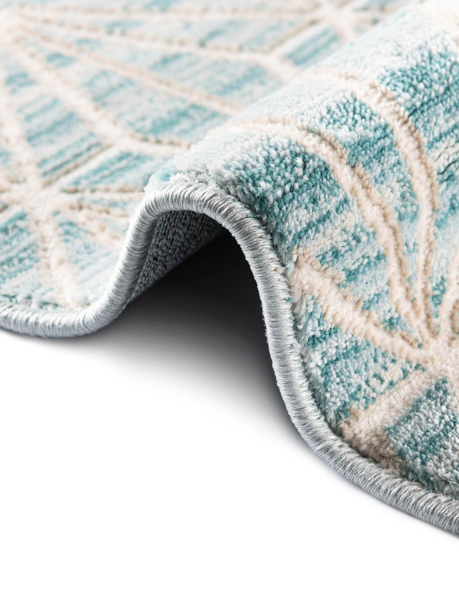 Blue 2' 7 x 13' 11 Jill Zarin Uptown Runner Area Rug 70% Polypropylene & 30% Polyester  Contemporary Carpet for Living, Dining, Office, Bedroom for Sale at Rug Engine