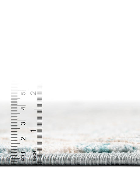 Blue 9' x 12' 2 Jill Zarin Uptown Rectangle Area Rug 70% Polypropylene & 30% Polyester  Contemporary Carpet for Living, Dining, Office, Bedroom for Sale at Rug Engine