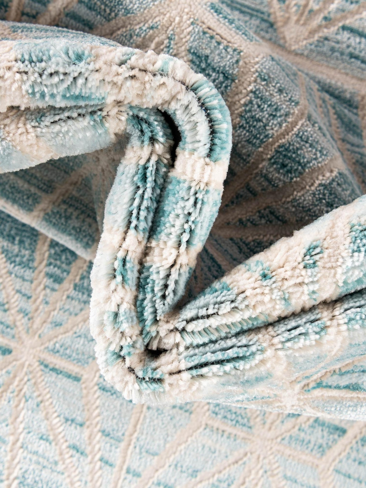 Blue 2' x 3' 1 Jill Zarin Uptown Rectangle Area Rug 70% Polypropylene & 30% Polyester  Contemporary Carpet for Living, Dining, Office, Bedroom for Sale at Rug Engine