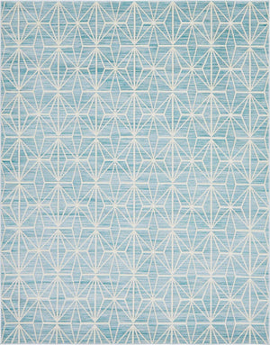 Blue 8' x 10' Jill Zarin Uptown Rectangle Area Rug 70% Polypropylene & 30% Polyester  Contemporary Carpet for Living, Dining, Office, Bedroom for Sale at Rug Engine