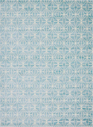 Blue 9' x 12' 2 Jill Zarin Uptown Rectangle Area Rug 70% Polypropylene & 30% Polyester  Contemporary Carpet for Living, Dining, Office, Bedroom for Sale at Rug Engine