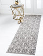 Gray 2' 7 x 8' Jill Zarin Uptown Runner Area Rug 70% Polypropylene & 30% Polyester  Contemporary Carpet for Living, Dining, Office, Bedroom for Sale at Rug Engine