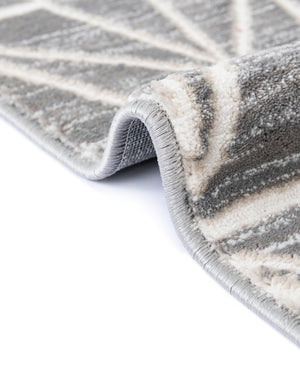Gray 5' x 8' Jill Zarin Uptown Rectangle Area Rug 70% Polypropylene & 30% Polyester  Contemporary Carpet for Living, Dining, Office, Bedroom for Sale at Rug Engine