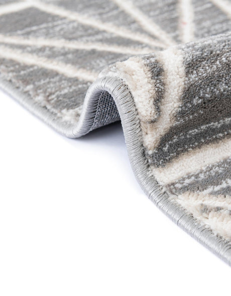 Gray 5' x 8' Jill Zarin Uptown Rectangle Area Rug 70% Polypropylene & 30% Polyester  Contemporary Carpet for Living, Dining, Office, Bedroom for Sale at Rug Engine
