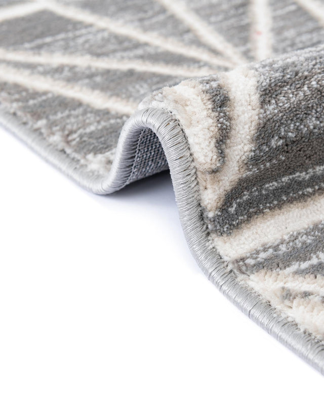 Gray 5' x 8' Jill Zarin Uptown Rectangle Area Rug 70% Polypropylene & 30% Polyester  Contemporary Carpet for Living, Dining, Office, Bedroom for Sale at Rug Engine