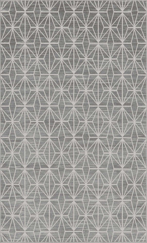 Gray 5' x 8' Jill Zarin Uptown Rectangle Area Rug 70% Polypropylene & 30% Polyester  Contemporary Carpet for Living, Dining, Office, Bedroom for Sale at Rug Engine