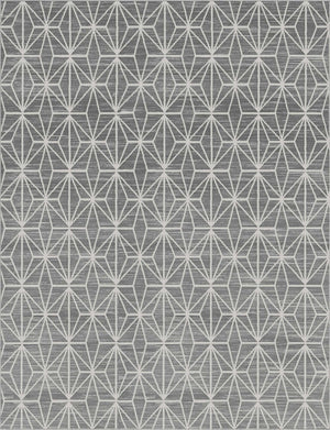 Gray 8' x 10' Jill Zarin Uptown Rectangle Area Rug 70% Polypropylene & 30% Polyester  Contemporary Carpet for Living, Dining, Office, Bedroom for Sale at Rug Engine