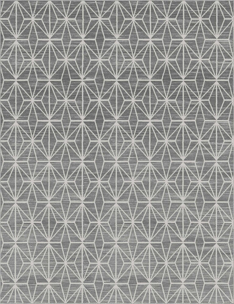 Gray 8' x 10' Jill Zarin Uptown Rectangle Area Rug 70% Polypropylene & 30% Polyester  Contemporary Carpet for Living, Dining, Office, Bedroom for Sale at Rug Engine