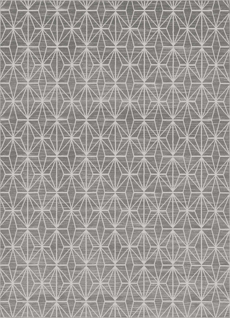 Gray 9' x 12' 2 Jill Zarin Uptown Rectangle Area Rug 70% Polypropylene & 30% Polyester  Contemporary Carpet for Living, Dining, Office, Bedroom for Sale at Rug Engine