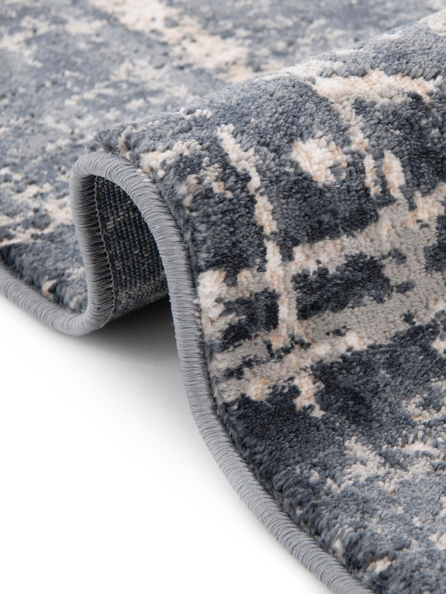 Navy Blue 2' 7 x 13' 11 Jill Zarin Uptown Runner Area Rug 70% Polypropylene & 30% Polyester  Contemporary Carpet for Living, Dining, Office, Bedroom for Sale at Rug Engine