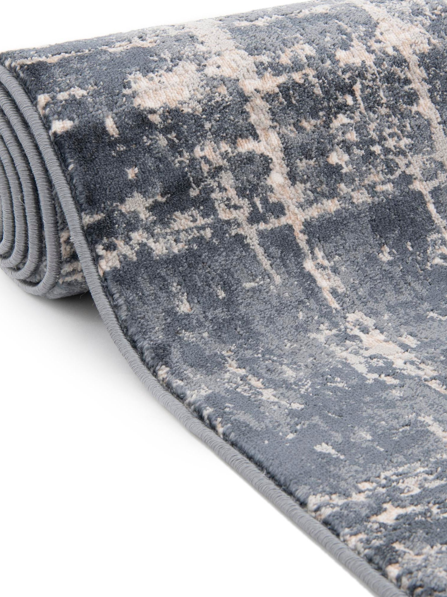 Navy Blue 8' x 10' Jill Zarin Uptown Rectangle Area Rug 70% Polypropylene & 30% Polyester  Contemporary Carpet for Living, Dining, Office, Bedroom for Sale at Rug Engine