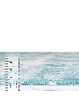 Turquoise 9' x 12' 2 Jill Zarin Uptown Rectangle Area Rug 70% Polypropylene & 30% Polyester  Contemporary Carpet for Living, Dining, Office, Bedroom for Sale at Rug Engine