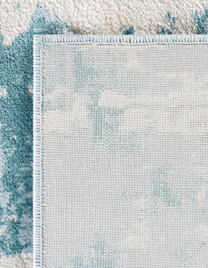 Turquoise 5' 1 x 8' Jill Zarin Uptown Rectangle Area Rug 70% Polypropylene & 30% Polyester  Contemporary Carpet for Living, Dining, Office, Bedroom for Sale at Rug Engine