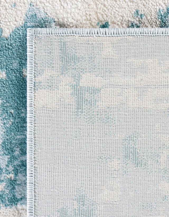 Turquoise 5' 1 x 8' Jill Zarin Uptown Rectangle Area Rug 70% Polypropylene & 30% Polyester  Contemporary Carpet for Living, Dining, Office, Bedroom for Sale at Rug Engine