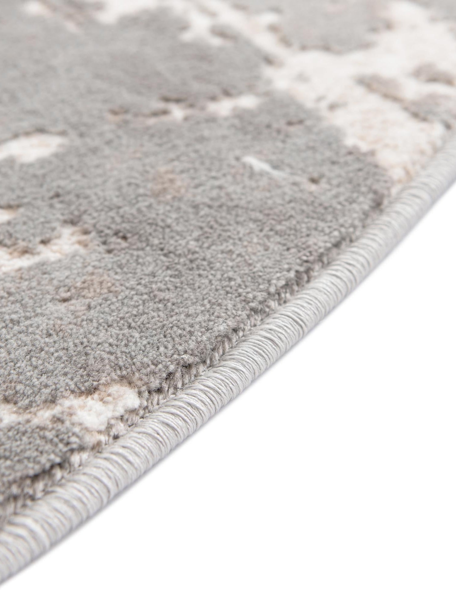 Gray 5' 3 x 5' 3 Jill Zarin Uptown Round Area Rug 70% Polypropylene & 30% Polyester  Contemporary Carpet for Living, Dining, Office, Bedroom for Sale at Rug Engine