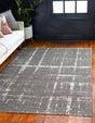 Gray 1' 8 x 1' 8 Jill Zarin Uptown Sample Area Rug 70% Polypropylene & 30% Polyester  Contemporary Carpet for Living, Dining, Office, Bedroom for Sale at Rug Engine
