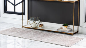 Light Brown 2' 7 x 13' 11 Jill Zarin Uptown Runner Area Rug 70% Polypropylene & 30% Polyester  Contemporary Carpet for Living, Dining, Office, Bedroom for Sale at Rug Engine