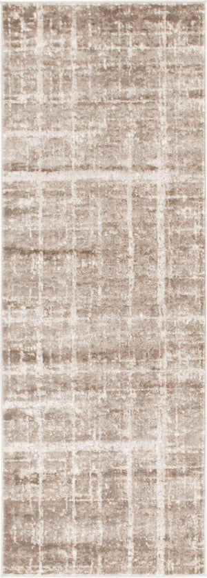 Light Brown 2' 2 x 6' 1 Jill Zarin Uptown Runner Area Rug 70% Polypropylene & 30% Polyester  Contemporary Carpet for Living, Dining, Office, Bedroom for Sale at Rug Engine