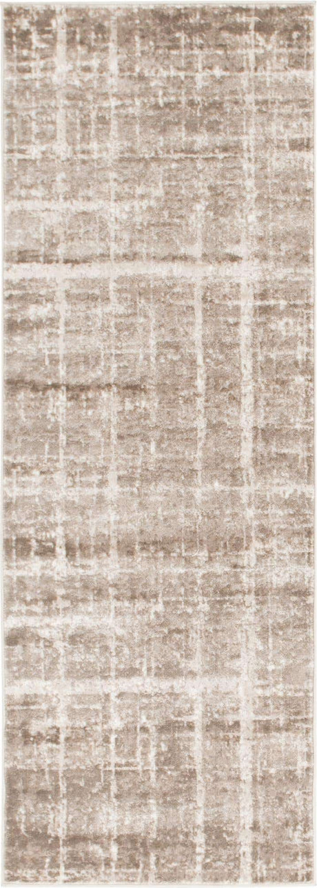 Light Brown 2' 2 x 6' 1 Jill Zarin Uptown Runner Area Rug 70% Polypropylene & 30% Polyester  Contemporary Carpet for Living, Dining, Office, Bedroom for Sale at Rug Engine
