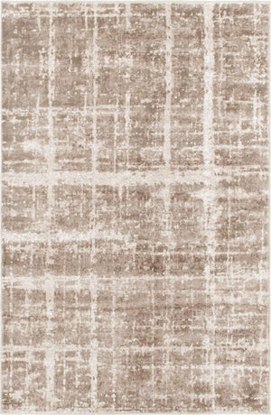 Light Brown 4' 1 x 6' 1 Jill Zarin Uptown Rectangle Area Rug 70% Polypropylene & 30% Polyester  Contemporary Carpet for Living, Dining, Office, Bedroom for Sale at Rug Engine