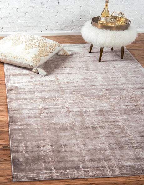 Light Brown 4' 1 x 6' 1 Jill Zarin Uptown Rectangle Area Rug 70% Polypropylene & 30% Polyester  Contemporary Carpet for Living, Dining, Office, Bedroom for Sale at Rug Engine