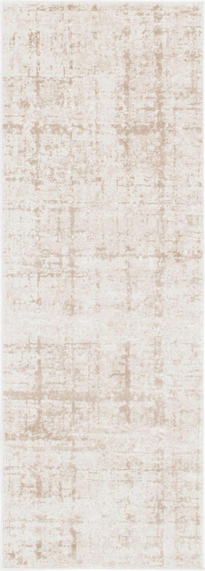 Beige 2' 2 x 6' 1 Jill Zarin Uptown Runner Area Rug 70% Polypropylene & 30% Polyester  Contemporary Carpet for Living, Dining, Office, Bedroom for Sale at Rug Engine