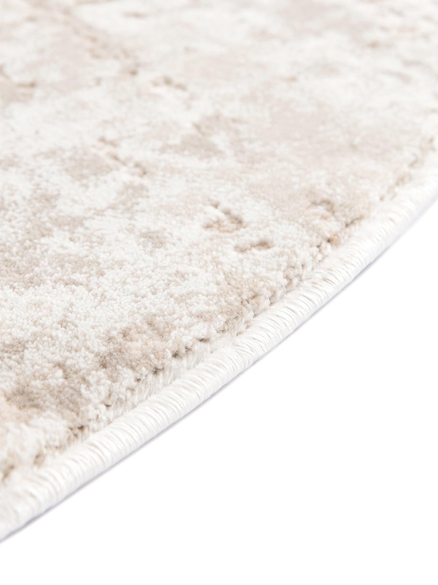 Beige 5' 3 x 5' 3 Jill Zarin Uptown Round Area Rug 70% Polypropylene & 30% Polyester  Contemporary Carpet for Living, Dining, Office, Bedroom for Sale at Rug Engine