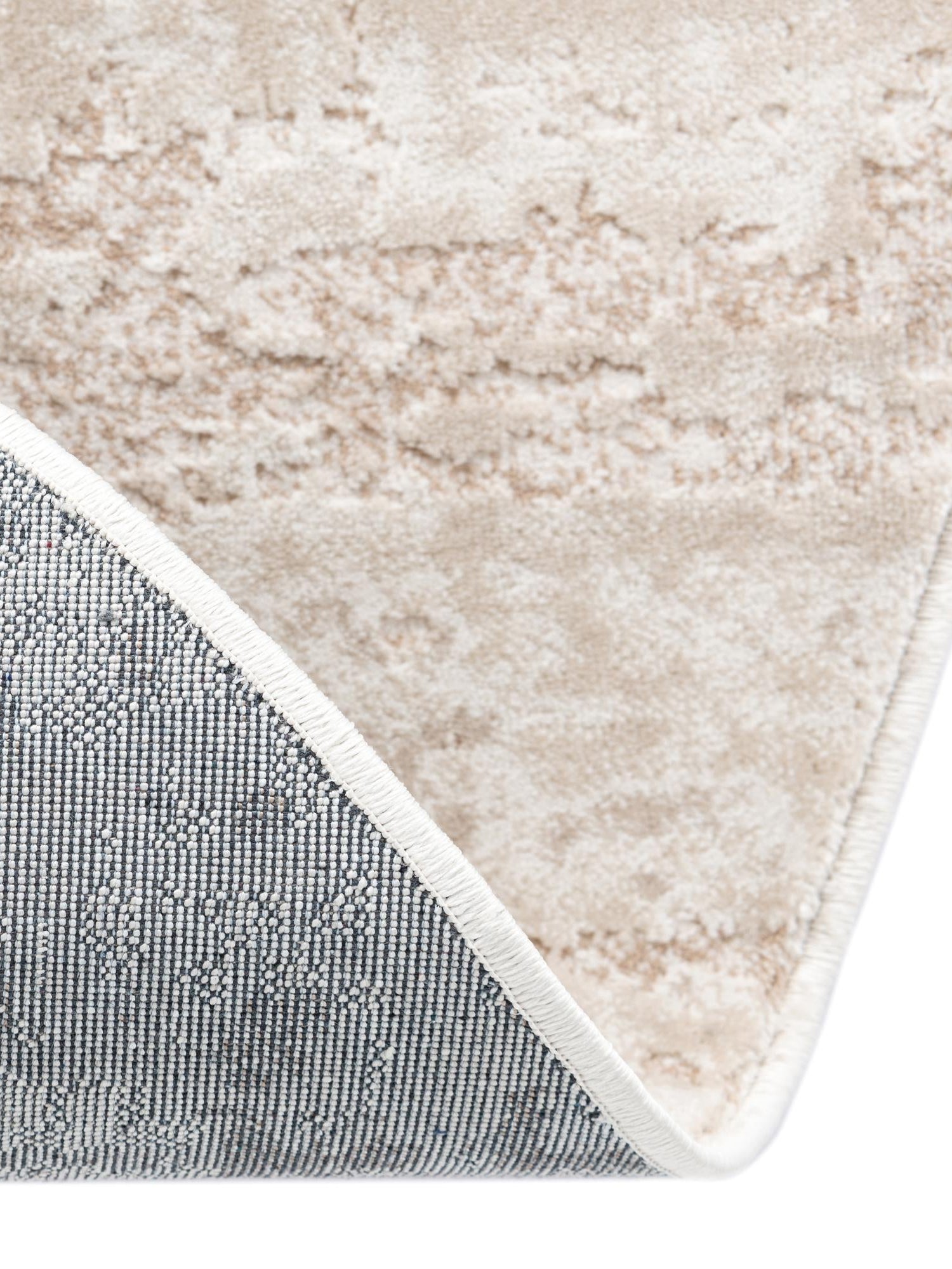 Beige 5' 3 x 5' 3 Jill Zarin Uptown Round Area Rug 70% Polypropylene & 30% Polyester  Contemporary Carpet for Living, Dining, Office, Bedroom for Sale at Rug Engine