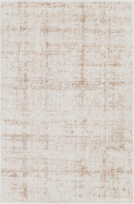 Beige 4' 1 x 6' 1 Jill Zarin Uptown Rectangle Area Rug 70% Polypropylene & 30% Polyester  Contemporary Carpet for Living, Dining, Office, Bedroom for Sale at Rug Engine